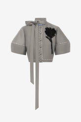 Molly Puff Sleeve Top - Steel