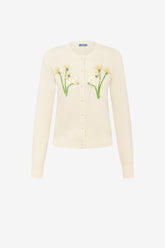 Claire Embellished Knit Cardigan - Wildflower