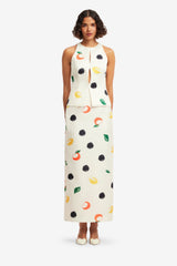 Quinn Maxi Skirt - Citrus Spots