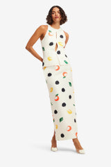 Quinn Maxi Skirt - Citrus Spots