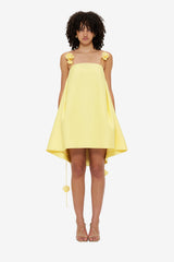 Fiona Rose Mini Dress - Sorbet Yellow