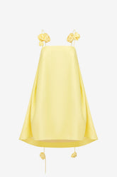 Fiona Rose Mini Dress - Sorbet Yellow
