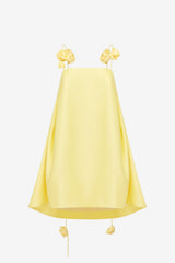 Fiona Rose Mini Dress - Sorbet Yellow