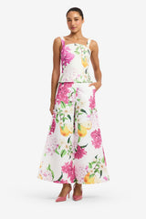 Isadora Top - Floral Pear Print