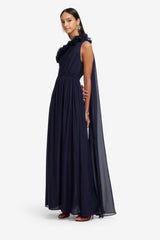Jenni One Shoulder Maxi Dress - Indigo