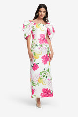 Arabella Maxi Dress - Floral Pear Print