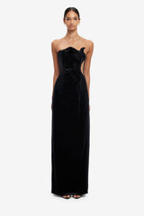 Marilyn Velvet Gown - Ebony