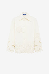 Jayna Appliqué Jacket - Snow
