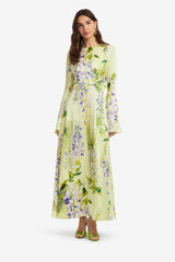 Francesca Maxi Dress - Wisteria Print