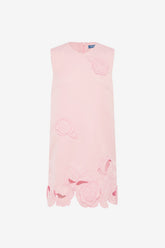 Yvonne Appliqué Mini Dress - Blush Pink