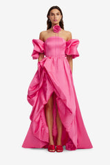 Myriam Voluminous Gown - Fuchsia