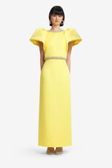 Kyra Embellished Maxi Skirt - Sunshine