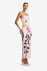 Rayna Printed Bustier Maxi Dress - Wildbloom