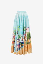 Reinette Skirt - Voyage Print