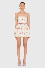 Strapless Bethany Romper in Boardwalk