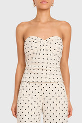 Soho Top in Polka Dot