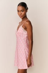 Lorinda Heirloom Print Mini Slip Dress