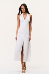 Lovis Linen Halter Maxi Dress
