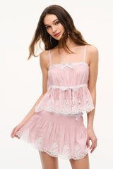 Vesperine Silk Habotai Top