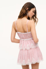 Vesperine Silk Habotai Top
