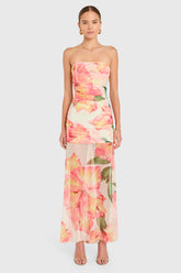 Leo Dress in Hibiscus