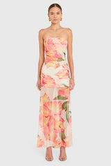 Leo Dress in Hibiscus