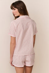 Midnight Haze Polo PJ Short Set