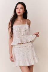 Ondeline Floral Embroidered Cotton Top