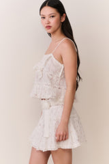 Ondeline Floral Embroidered Cotton Top