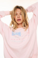 Palo Americana Fleece Pullover - WISTFUL PINK