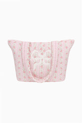 Aja Quilted Cotton Tote Bag