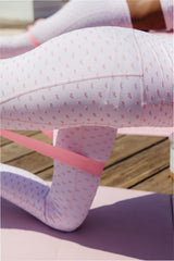 Highland Velvet Flock Bow Leggings