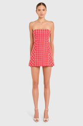 Daisy Romper in Plaid