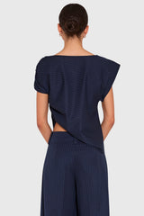 Elroy Top in Manchester Pinstripe