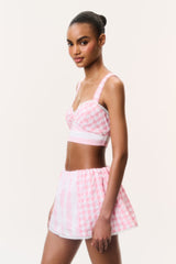 Ricky Seersucker Bralette Top