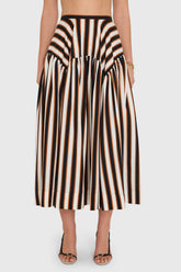 Spencer Midi Skirt in Sabla Stripe