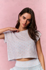 Sweetheart Rubin Cropped Tee