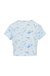 Rubin Cropped Tee - WHISPER BLUE
