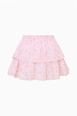 Ditsy Floral Ruffle Mini Skirt - SWEET NECTAR