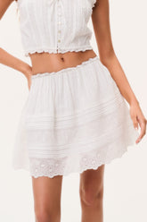 Sani Cotton Victorian Mini Skirt
