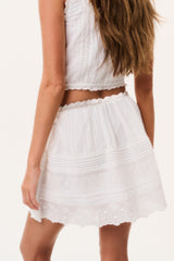 Sani Cotton Victorian Mini Skirt