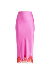 Audrie Silk Skirt