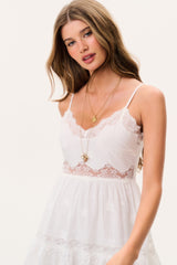 Soli Cotton Lace Mini Dress