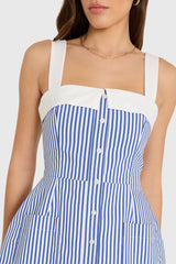 Mindy Dress in Bayhaven Stripe