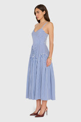 Spencer Midi Dress in Bayhaven Stripe