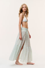 Umber Cotton Cover-Up Skirt