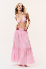 Umber Cotton Cover-Up Skirt - POLAROID ROSE