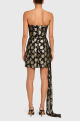 Alaia Dress in Chiffon Lacroix