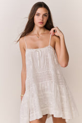 Vionett Cotton Victorian Mini Dress
