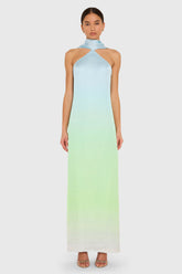Ashton Maxi in Blue Ombre